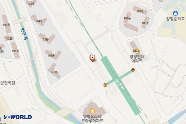 코레일 양평역 위치 지도 — 경기도 양평군 양평읍 양근리 130