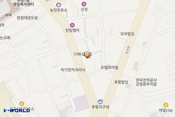 기아 후평대리점 위치 지도 — 강원특별자치도 춘천시 후석로 374