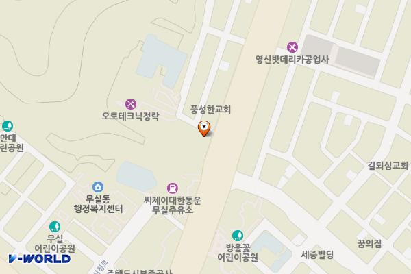 단계동교도소 옆 공영주차장 위치 지도 — 강원특별자치도 원주시 무실동 352