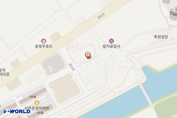 이마트 강릉점(야외1층주차장) 위치 지도 — 강원특별자치도 강릉시 송정동 612-2