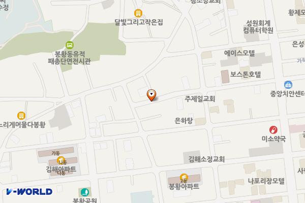 봉리단길 공영주차장2 위치 지도 — 경상남도 김해시 봉황동 223-19