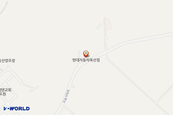 현대블루핸즈 옥산점 위치 지도 — 충청북도 청주시 흥덕구 옥산면 오송가락로 895