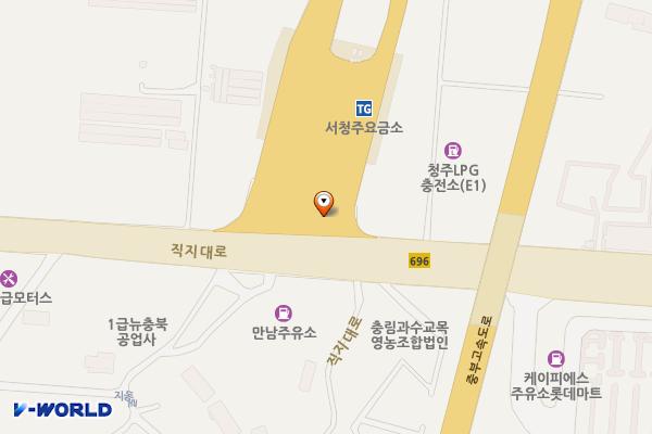 한국도로공사 서청주영업소 위치 지도 — 충청북도 청주시 흥덕구 지동동 407-3