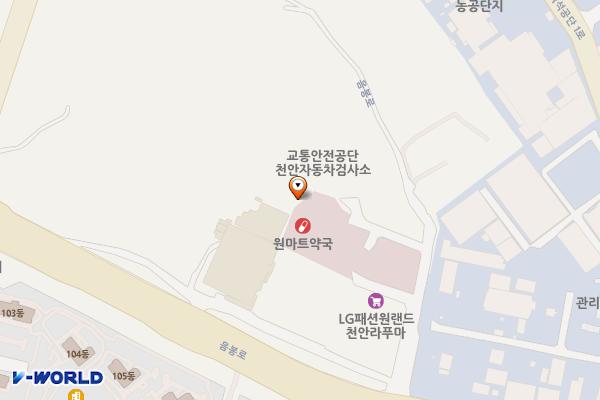 현대자동차블루핸즈 카프자동차정비 위치 지도 — 충청남도 천안시 서북구 음봉로 909-17