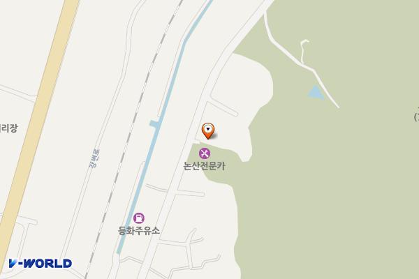 논산전문정비 위치 지도 — 충청남도 논산시 계백로 786