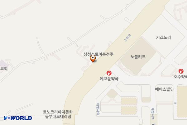 삼성스토어 북전주 위치 지도 — 전북특별자치도 전주시 덕진구 과학로 21