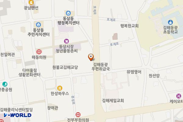 동상시장 공영주차장 위치 지도 — 경상남도 김해시 호계로 503