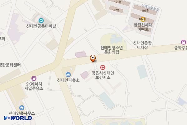 정읍시북부노인복지관 위치 지도 — 전북특별자치도 정읍시 신태인읍 신태인중앙로 40