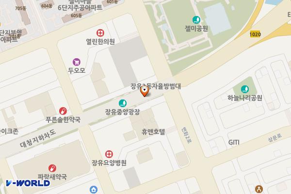 장유중앙광장1,2 위치 지도 — 경상남도 김해시 대청동 155-1
