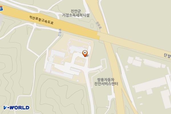 한국도로공사 진안지사 위치 지도 — 전북특별자치도 진안군 진안읍 진무로 847