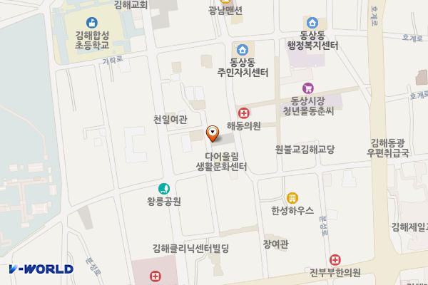 서상동 공영주차장 위치 지도 — 경상남도 김해시 서상동 20-6