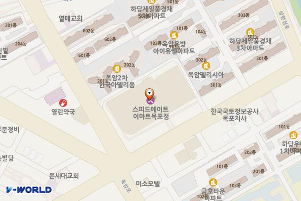 이마트 목포점 위치 지도 — 전남광주통합특별시 목포시 옥암로 138