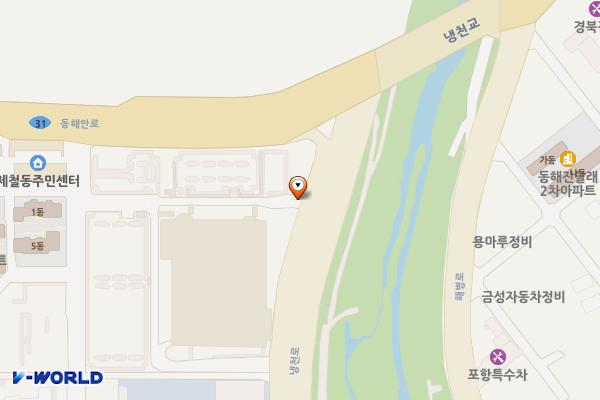 이마트 포항점 위치 지도 — 경상북도 포항시 남구 냉천로 10
