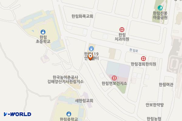 한림면공영주차장 위치 지도 — 경상남도 김해시 한림면 장방리 1956-1