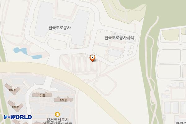 한국도로공사 본사 위치 지도 — 경상북도 김천시 혁신8로 77