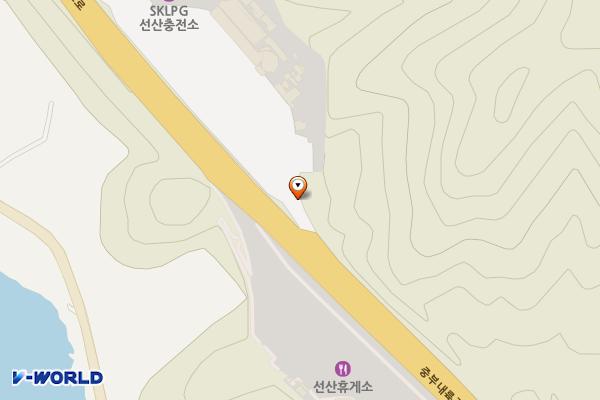 선산휴게소 (양평) 위치 지도 — 경상북도 구미시 옥성면 중부내륙고속도로 128