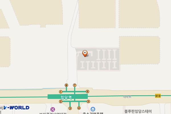임당 공영주차장 위치 지도 — 경상북도 경산시 임당동 875