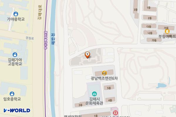대성동고분박물관주차장 위치 지도 — 경상남도 김해시 봉황동 485