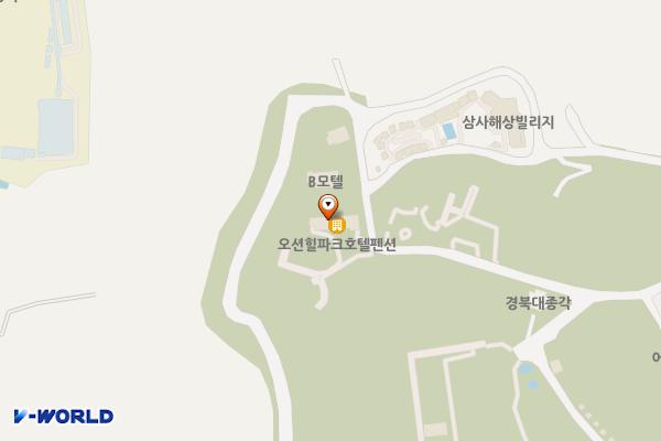 리베라호텔 위치 지도 — 경상북도 영덕군 강구면 해상공원길 115