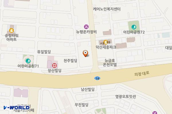 현대블루핸즈 소답점 위치 지도 — 경상남도 창원시 의창구 읍성로 124