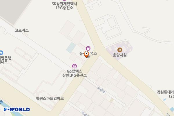 현대자동차 블루핸즈 (주)창원신일현대서비스 위치 지도 — 경상남도 창원시 의창구 차상로 187