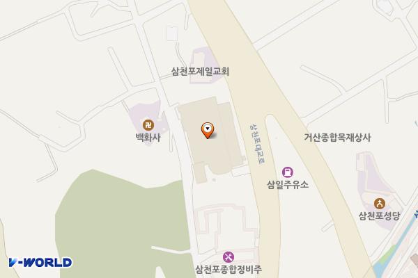 이마트 사천점 위치 지도 — 경상남도 사천시 삼천포대교로 591