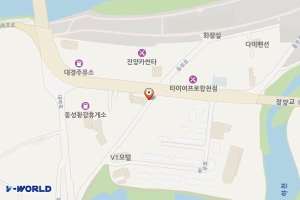 (합자) 합천1급자동차정비 위치 지도 — 경상남도 합천군 대양면 동부로 22
