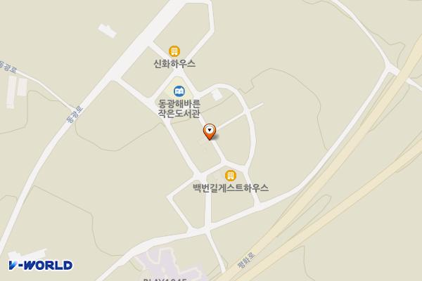 코즈게스트하우스 위치 지도 — 제주특별자치도 서귀포시 안덕면 동광로100번길 20