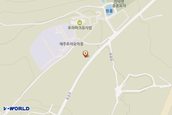CU서귀동광로점 위치 지도 — 제주특별자치도 서귀포시 안덕면 동광로 257