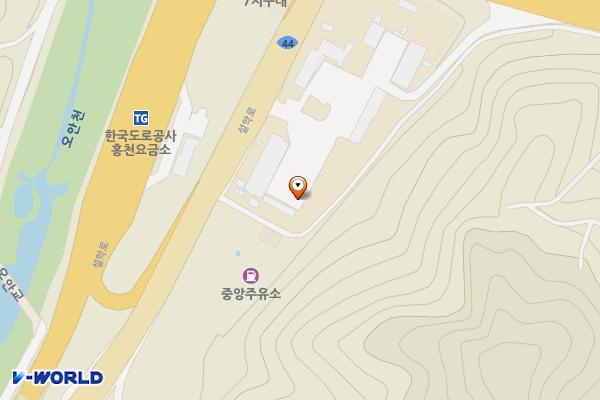 한국도로공사 홍천지사 위치 지도 — 강원특별자치도 홍천군 홍천읍 설악로 1374