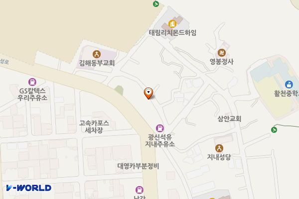 지내동 못안마을 위치 지도 — 경상남도 김해시 지내동 454-2