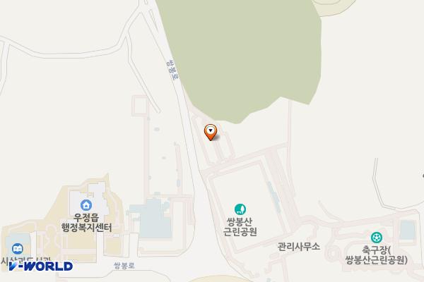 쌍봉산근린공원 위치 지도 — 경기도 화성시 우정읍 조암리 391-14