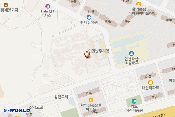 동일운수(외부인 이용 가능) 위치 지도 — 인천광역시 미추홀구 노적산로 66-42