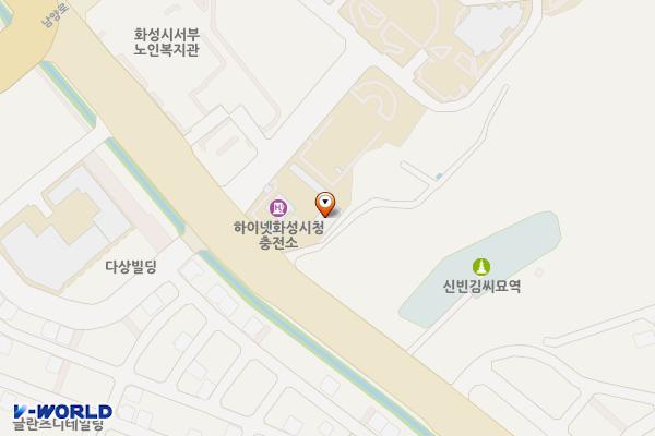 화성시청 주차타워 위치 지도 — 경기도 화성시 남양읍 시청로 159