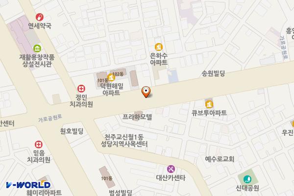 가로공원 공영주차장 위치 지도 — 서울특별시 양천구 가로공원로 116-1