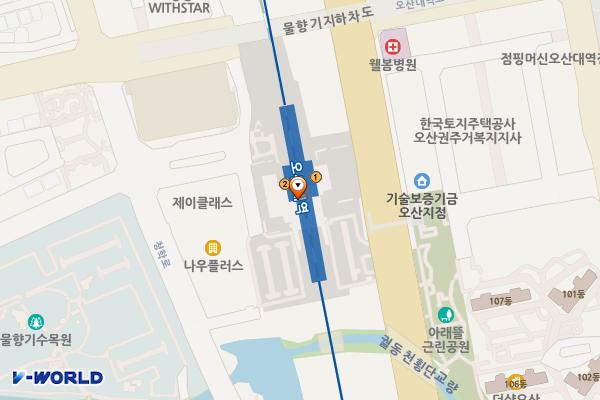 코레일 오산대역 위치 지도 — 경기도 오산시 수청동 320-2 