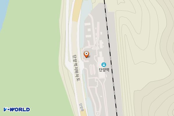 코레일 단양역 위치 지도 — 충청북도 단양군 단양읍 단양로 896