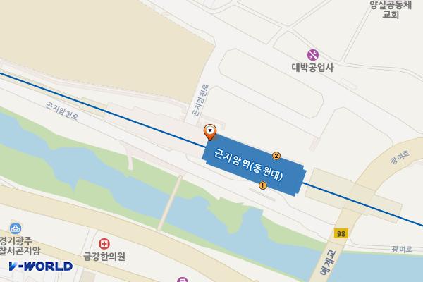 코레일 곤지암역 위치 지도 — 경기도 광주시 곤지암읍 곤지암천로 333