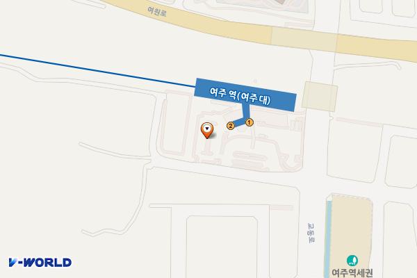 코레일 여주역 위치 지도 — 경기도 여주시 교동로 80