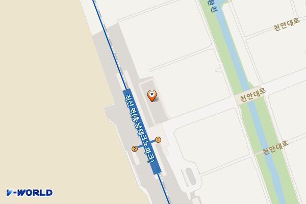 코레일 직산역 위치 지도 — 충청남도 천안시 서북구 직산읍 천안대로 1471-33