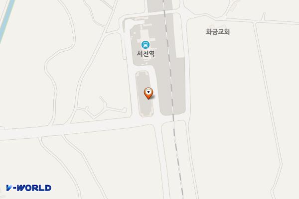 코레일 서천역 위치 지도 — 충청남도 서천군 서천읍 서천역길 57
