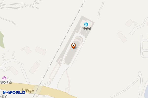 코레일 진영역 위치 지도 — 경상남도 김해시 진영읍 김해대로 809