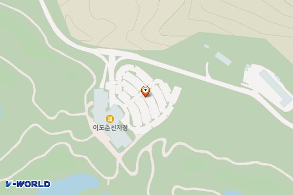 더플레이어스골프클럽 위치 지도 — 강원특별자치도 춘천시 동산면 새술막길 438
