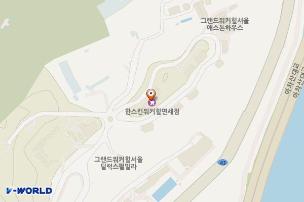 그랜드 워커힐 서울주차타워 위치 지도 — 서울특별시 광진구 워커힐로 177
