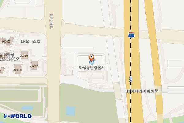 화성동탄경찰서 위치 지도 — 경기도 화성시 동탄대로13길 70