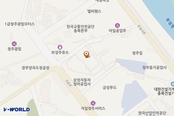 청주농협 하나로마트 사운로점 위치 지도 — 충청북도 청주시 흥덕구 사운로386번길 20