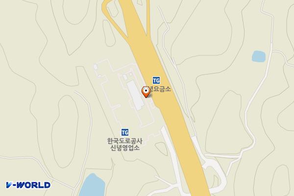신녕IC영업소 위치 지도 — 경상북도 영천시 화산면 신정길 60-40