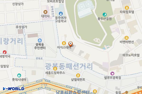 ABC마트부산광복동주차장 위치 지도 — 부산광역시 중구 광복로67번길 28