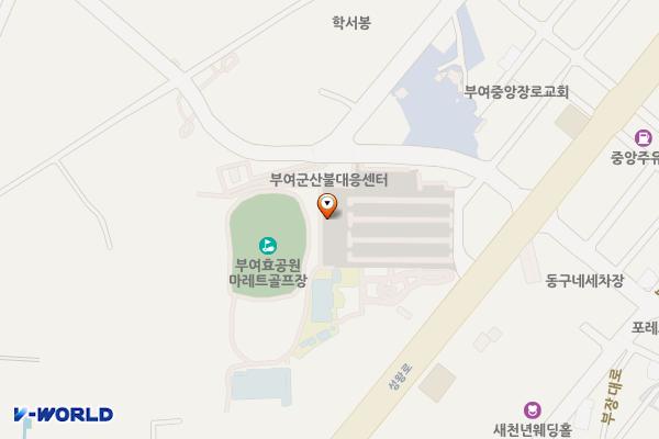 부여 백강 공영주차장 위치 지도 — 충청남도 부여군 부여읍 구교리 361-3