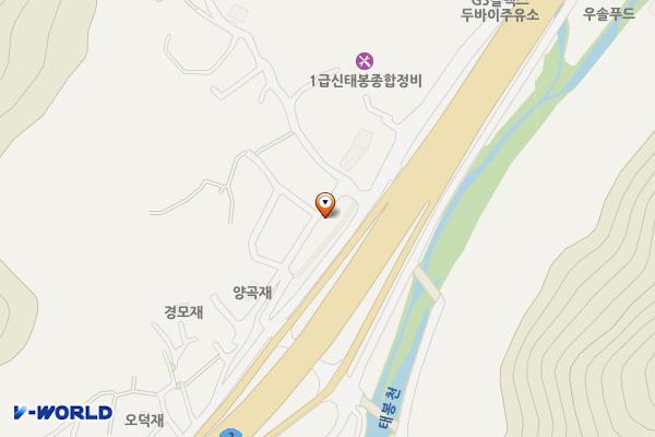 오산마을 공영주차장 위치 지도 — 경상남도 창원시 마산합포구 진동면 태봉리 150-1